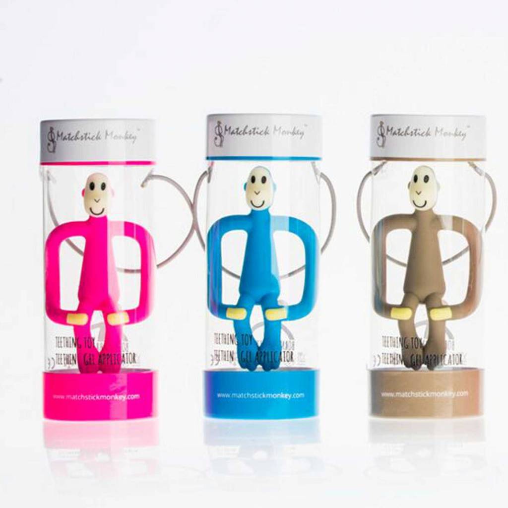 MatchStick Monkey Zahnungshilfe Affe pink